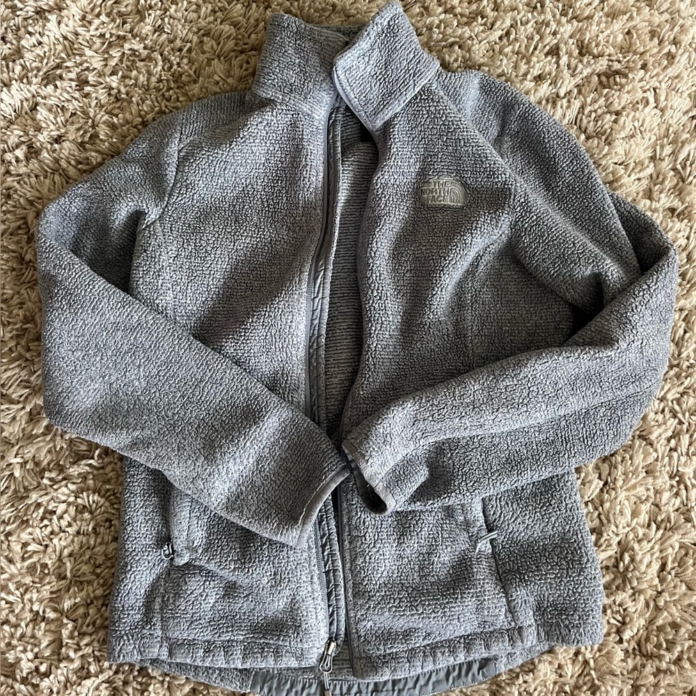 Like new grey fleece north face jacket